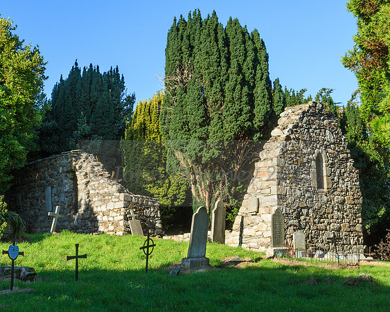 The ruins of Old Rathmichael Church above Shankill Village.